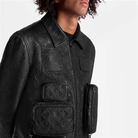 louis vuitton monogram summer jacket|monogram embossed utility jacket.